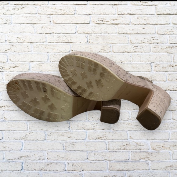 Donald J. Pliner SZ 8.5 M Nolita Platform Sandal with Cork Heel - Picture 5 of 10